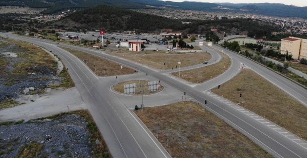 Kaymakamlıktan ilçe giriş yolunun tamamlanması için önemli adım