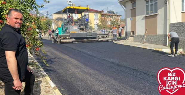 Çayır Yolu’nda asfalt çalışması tamamlandı