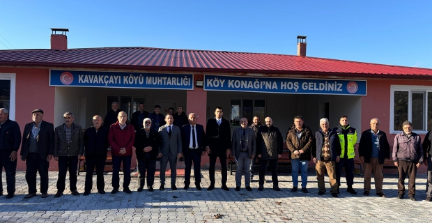 Kaymakam Akman, köy ziyaretlerinde vatandaşlarla bir araya geldi