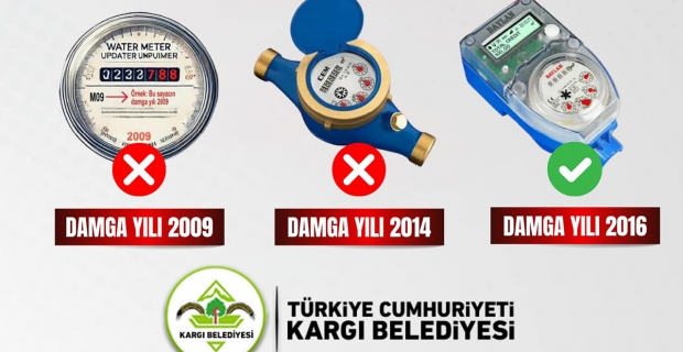 Kargı Belediyesi’nden sayaçlarla ilgili önemli uyarı!