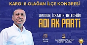 AK Parti Kargı 8. Olağan İlçe Kongresi 30 Kasım’da