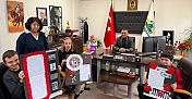 Özel eğitim sınıfı öğrencilerinden ‘Atatürk'ü Anma’ temalı anlamlı eser