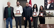 Kargı Devlet Hastanesi’nde görev yapan üç doktora plaket